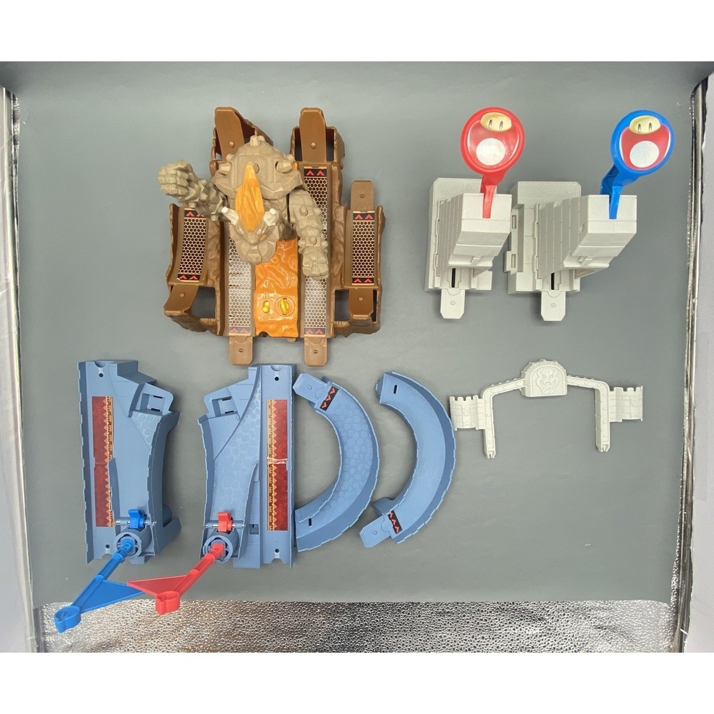Hot Wheels Mario Kart Bowser Castle Track Pieces Parts Lot Incomplete - Picture 2 of 10